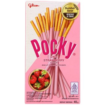 Печенье клубничные палочки Pocky 45 гр