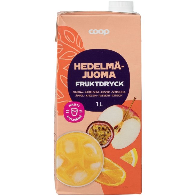 Фруктовый напиток Coop 1 л