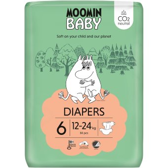 Подгузники Muumi 6, 12-24 кг, 34 шт. Подгузники Muumi 6, 12-24 кг, 34 шт.