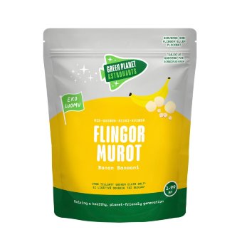 Киноа-хлопья с бананом Green Planet Astronauts LUOMU 100 гр 12 мес+