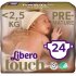 Подгузники с липучками LIBERO Touch для недоношенных 24 шт, до 2,5 кг