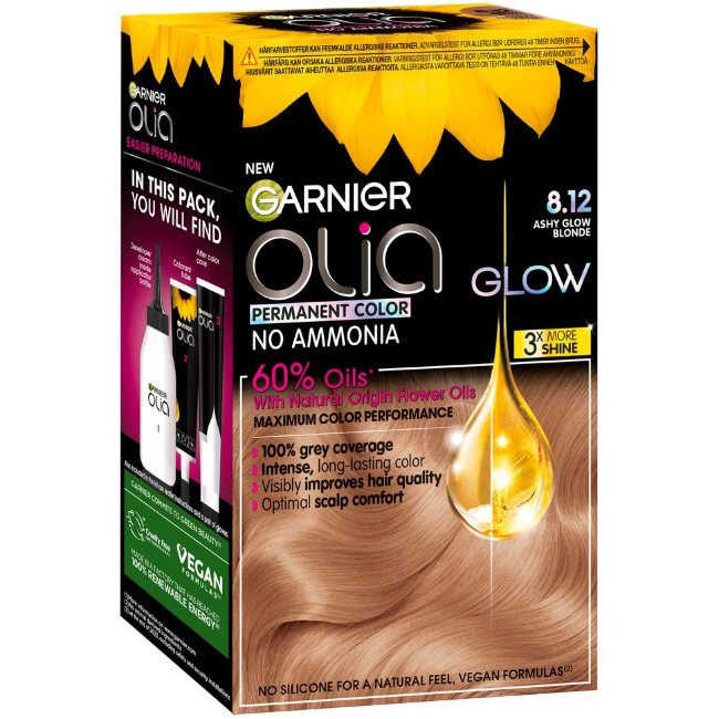 Краска для волос Garnier OLIA GLOW BKIT 8.12 IRID BLD 030
