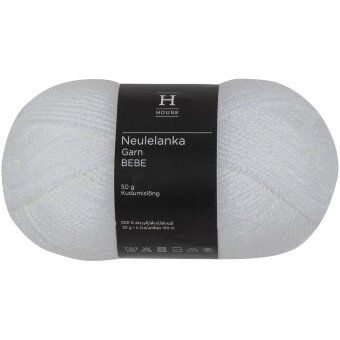 Пряжа House Bebe 50 гр белая 208