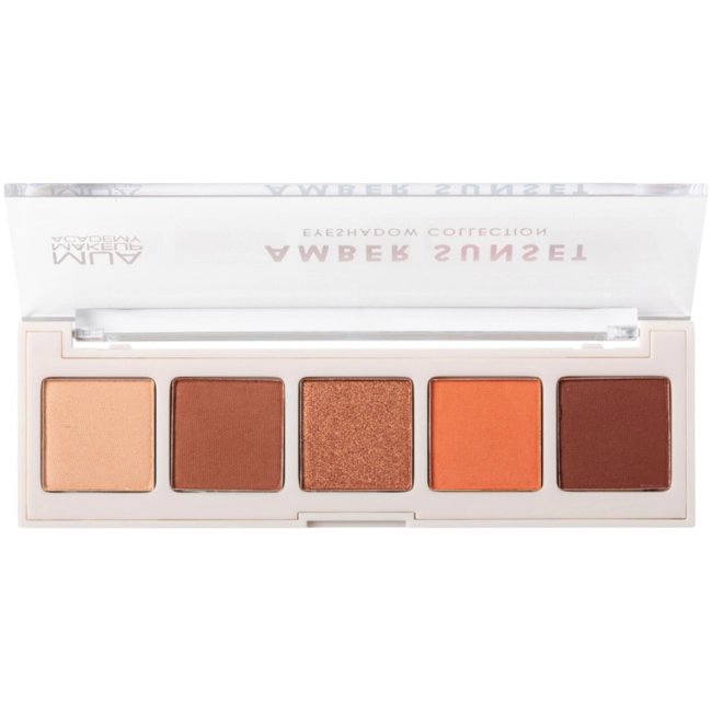 Палетка теней для век MUA Make Up Academy 5 оттенков 3,2 гр Amber Sunset
