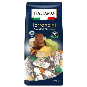 Итальянская нуга с фисташками ITALIAMO Torroncini ассорти 4 вида 180 гр