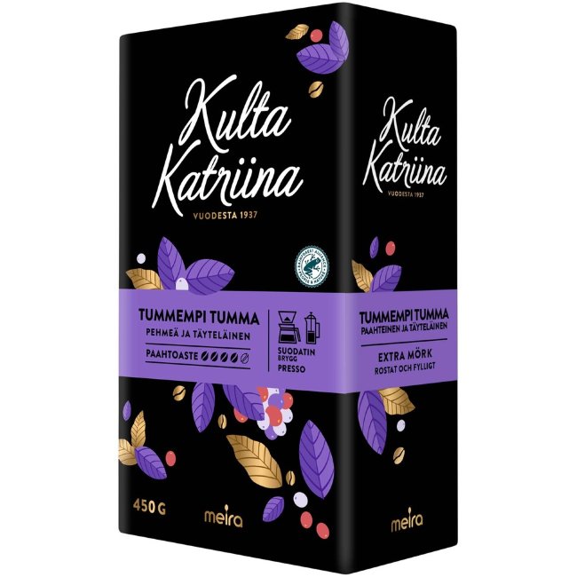 Кофе молотый Meira Kulta Katriina очень темной обжарки 450 гр