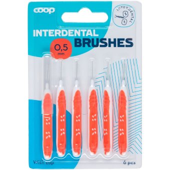 Зубная щетка для межзубных промежутков Coop 0,5 мм 6 шт