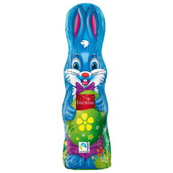 Шоколадная фигурка Favorina Пасхальный заяц из молочного шоколада 60 гр Шоколадная фигурка Favorina Пасхальный заяц из молочного шоколада 60 гр