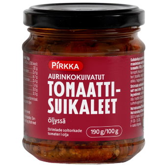 Томаты вяленые Pirkka полосками 190/100 гр