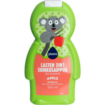 Детский шампунь и гель для душа PISARA (яблоко) 350 мл Детский шампунь и гель для душа PISARA (яблоко) 350 мл