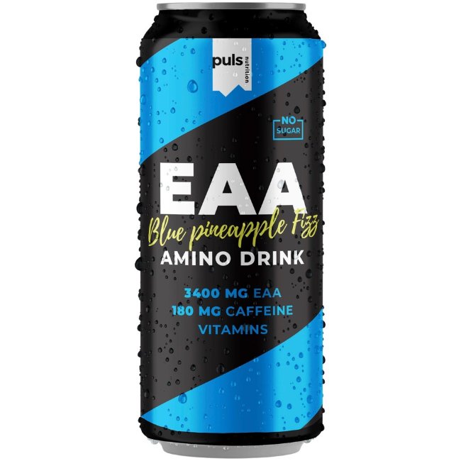 Энергетический напиток PULS EAA Blue pineapple Fizz 330 мл