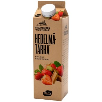 Сок Valio Hedelmätarha® клубника-ревень 1 л