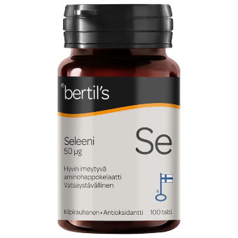 Селен для щитовидной железы Bertil's Seleeni 50 мкг, 100 табл