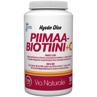 Таблетки Hyvän Olon Piimaa-Biotiini+C 180 шт Via Naturale