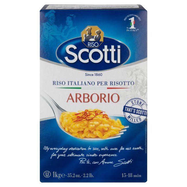 Рис для ризотто Arborio Riso Scotti 1 кг