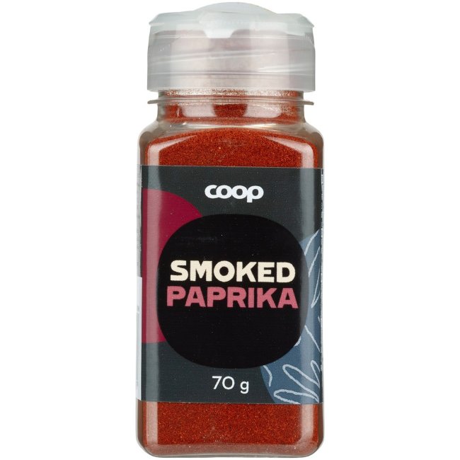 Копченая молотая паприка Coop 70 гр