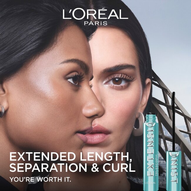 Водостойкая тушь для ресниц L'Oréal Paris Telescopic Extensionist черная 9,9 мл Водостойкая тушь для ресниц L'Oréal Paris Telescopic Extensionist черная 9,9 мл