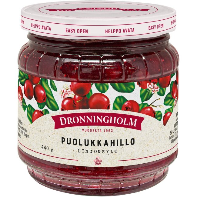 Брусничный джем Dronningholm 440 гр