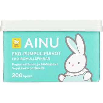 Ватные палочки для детей Ainu Eko 200 шт