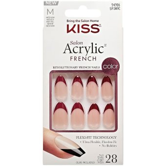 Акриловые французские ногти Kiss Salon - Catchy (уп 28 шт)