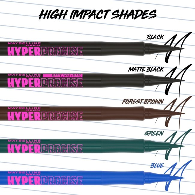 Жидкая подводка для глаз Maybelline New York Hyper Precise 700 Black 1 мл Жидкая подводка для глаз Maybelline New York Hyper Precise 700 Black 1 мл