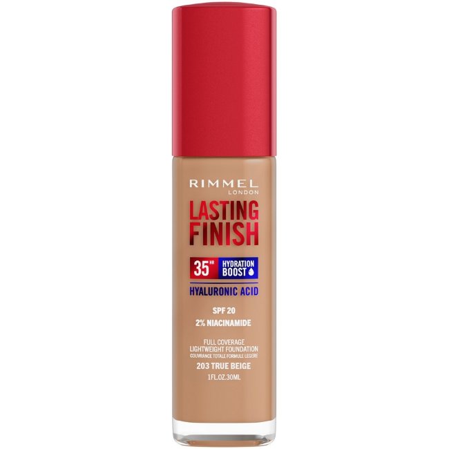 Тональный крем Rimmel Lasting Finish 35H 30 мл, 203 True Beige Тональный крем Rimmel Lasting Finish 35H 30 мл, 203 True Beige