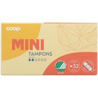 Тампоны Coop mini 32 шт/уп