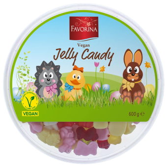 Желейные веганские конфеты Favorina Веселые зверята Vegan Jelly Candy 600 гр Желейные веганские конфеты Favorina Веселые зверята Vegan Jelly Candy 600 гр