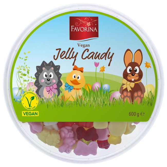 Желейные веганские конфеты Favorina Веселые зверята Vegan Jelly Candy 600 гр Желейные веганские конфеты Favorina Веселые зверята Vegan Jelly Candy 600 гр