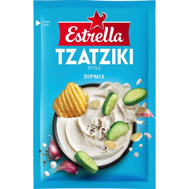 Соус для чипсов Estrella (чеснок,огурец и перец) 12 гр