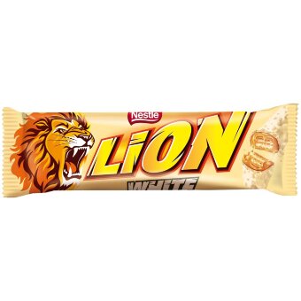 Вафельный батончик в белой глазури Nestlé Lion 42 гр