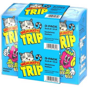 Соковый напиток Mehukatti Trip с малиной 2 дл (уп 3 шт)