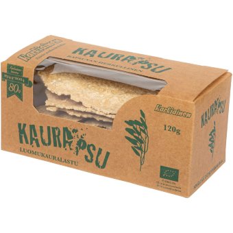 Кукурузно-овсяные хрустящие лепешки Karkiainen из органической овсянки 120 гр