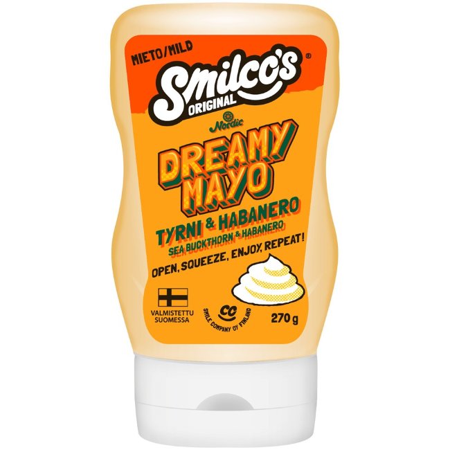 Веганский майонез Smilco's Dreamy Mayo с облепихой и хабанеро 270 гр