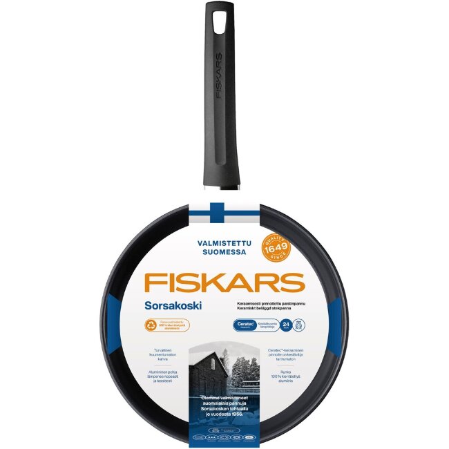 Сковорода керамическая Fiskars Sorsakoski 24 см
