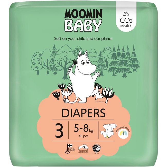 Подгузники Muumi 3, 5-8 кг, 48 шт.