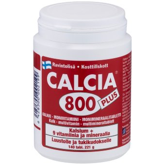Витамины с Кальцием Calcia 800 Plus 140 таблеток Hankintatukku