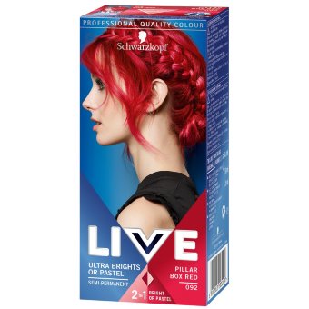 Краска для волос Schwarzkopf LIVE Ultra Brights 92 Pillar Box Red