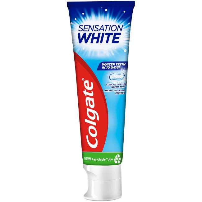 Зубная паста Colgate Max Sensation White (бережное отбеливание) 125 мл