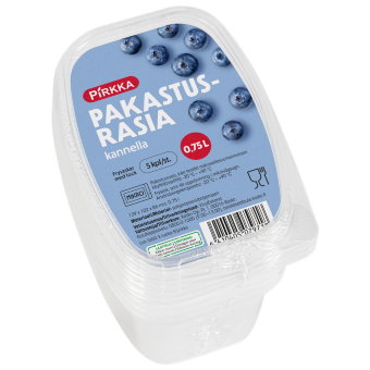 Контейнер для заморозки Pirkka (с крышкой) 750 мл 5 шт Контейнер для заморозки Pirkka (с крышкой) 750 мл 5 шт