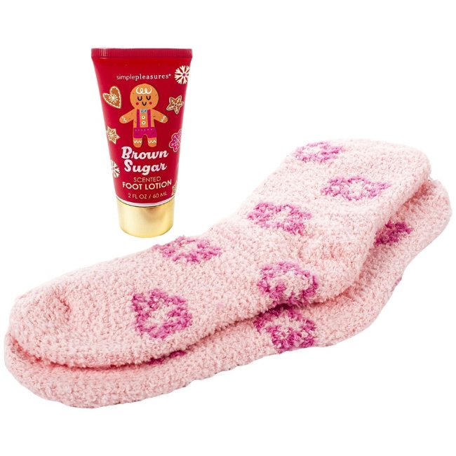 Подарочный набор Simple Pleasures, носки и крем для ног 60 мл Подарочный набор Simple Pleasures, носки и крем для ног 60 мл