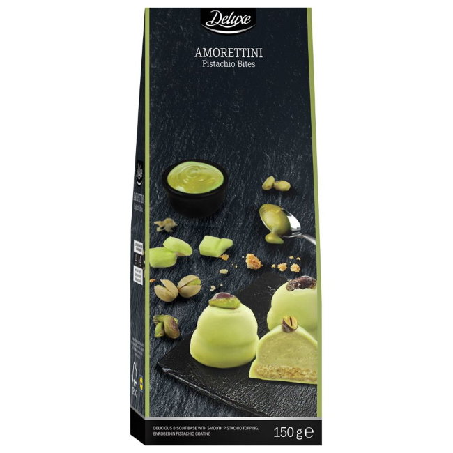 Бисквитные фисташковые тортики Deluxe 150 гр Бисквитные фисташковые тортики Deluxe 150 гр