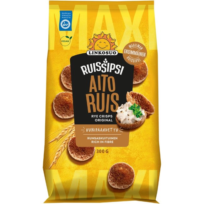 Хлебцы ржаные Linkosuo Ruissipsi 300 гр