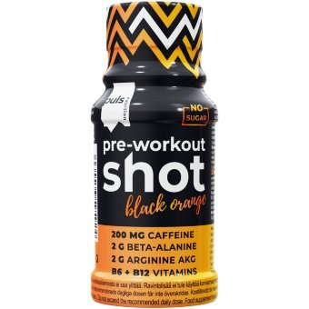 Предтренировочный шот PULS Black Orange 60 мл