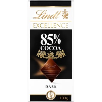 Горький шоколад Lindt 85% 100 гр