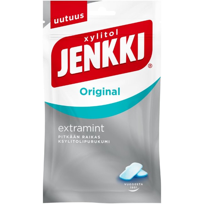 Жевательная резинка Jenkki Original Extramint с ксилитом 90 гр
