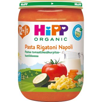 Hipp макароны с томатным соусом и кабачками, с 12 мес. 220 гр орг Hipp макароны с томатным соусом и кабачками, с 12 мес. 220 гр орг