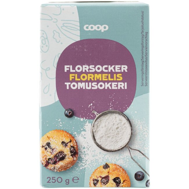 Сахарная пудра Coop 250 гр