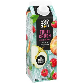 Напиток с яблоком и малиной God Morgon Fruit Crush 1 л