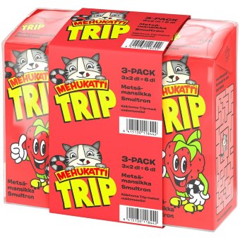 Напиток с лесной земляникой Mehukatti Trip 2 дл (уп 3 шт)